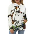 thumbnail image 5 of Calvin And Hobbes Casual Pullover Hoodie Unisex Hooded Sweatshirt Novelty 3D Graphic Long Sleeve Sweater with Pocket M, 5 of 8