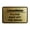 Brushed Gold, variant on Signs ByLITA Classic Framed Please Keep Off the Grass Sign (Brushed Gold) - Small
