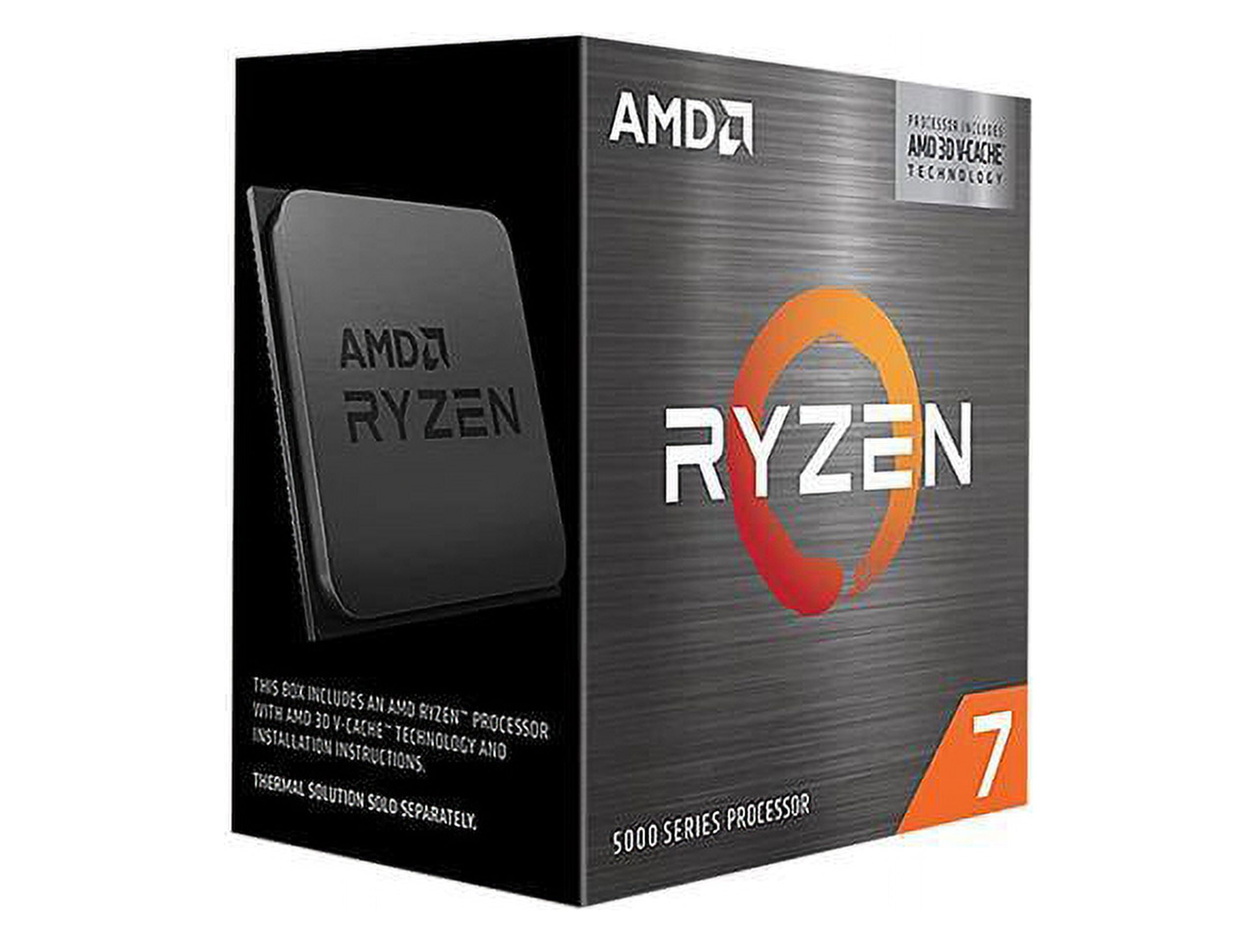 AMD Ryzen 7 5800X3D 3.4 GHz Eight-Core AM4 Processor without