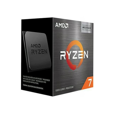 AMD - Ryzen 7 5800X3D 3.4 GHz Eight-Core AM4 Processor - Black