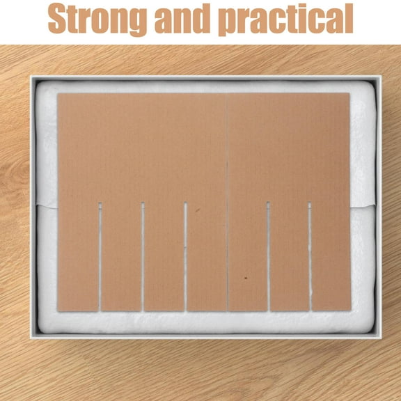 Hemoton WORGEOUS 5pcs Packing Dividers for Dishes and Glasses Cardboard Partition for Moving Boxes Packing Kit Safe Shipping Wine Paper Separator