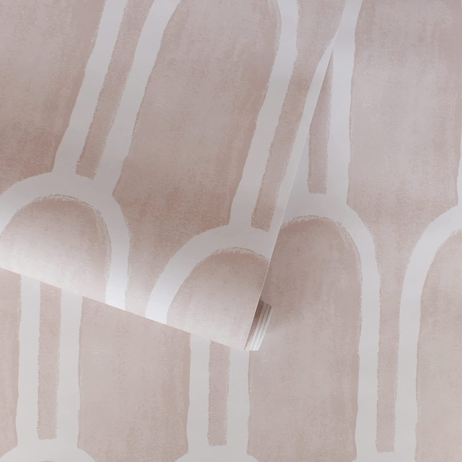 Tempaper x She She Queen Emma Pink Peel and Stick Wallpaper, 20.5" x 16.5'