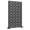 Black Square, variant on Metal Privacy Screen, 6FT Outdoor Privacy Screen, Freestanding Privacy Screen with Stable Base, Outdoor Privacy Fence for Patio, Garden, Balcony and Backyard
