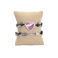 thumbnail image 4 of Pulsera Glowa Yuanfen Rosado, corazón y flecha Glowa GLOWA Pulsera, 4 of 7