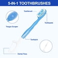 thumbnail image 2 of Cepillo de dientes desechable de viaje JOUGE 5 en 1 menta, 10 piezas, 2 of 8