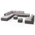 thumbnail image 2 of Santa Rosa 7 Seater Sofa Sectional Set with Aluminum Frame/Cushions Grey/Silver, 2 of 25