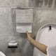 thumbnail image 2 of Dispensador de Toallas de Papel de Montaje en Pared con Tapa, Soporte de Toallas de Papel Plegado Transparente para BañO y Cocina (Perforado), 2 of 6
