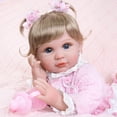 thumbnail image 2 of Aori Lifelike Baby Dolls Real Life Baby Dolls 22 Inch Realistic Girl Todder Dolls with Bunny Toy Doll Set for Girls Age 3+, 2 of 5