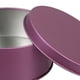 thumbnail image 5 of 4 cajas de lata redondas grandes para almacenamiento de galletas, envases de dulces, recipiente de metal con tapas, recipientes herméticos para almacenamiento en el hogar y la oficina, color morado, 5 of 6