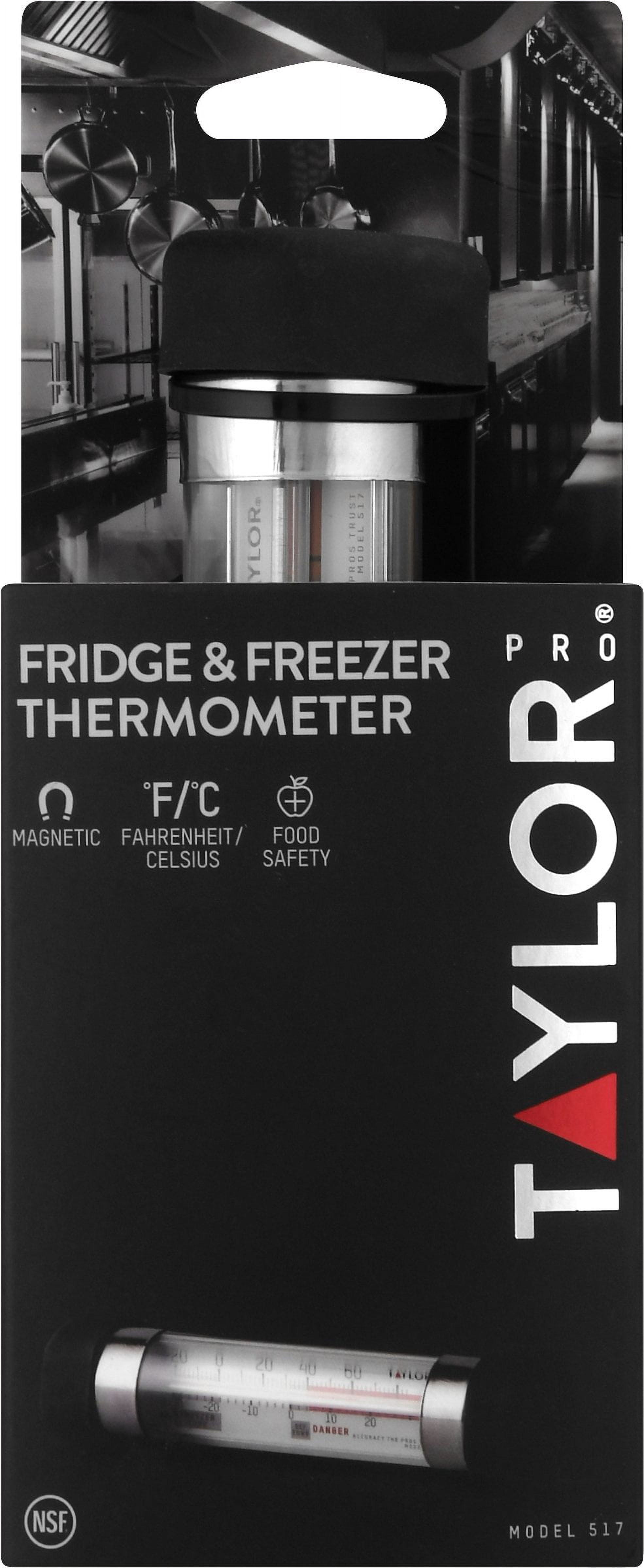 Taylor Refrigerator/Freezer Tube Thermometer - Bunzl Processor Division