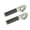 Milk Tea Gray, variant on 2x Ends Handlebar Grips Ergonomic Lightweight Ends Bar Black