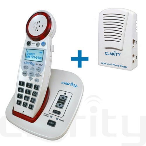 and C200 DECT 6.0 XLC3.4Plus Amplified Cordless Phone System Clarity XLC3.4