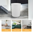 thumbnail image 5 of SOPOTUTU White Plastic Garbage Can for Home Use, Large Capacity, and Practical, 2-Pack Trash Bin Set, 5 of 8