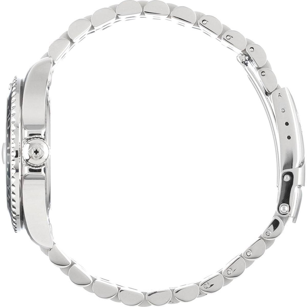 Invicta 34104 Men's Pro Diver Black and Silver Dial Bracelet Watch