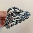 thumbnail image 6 of Metal Skull Hand Hair Clip, 1Pc Hair Claw Clip for Thin Hair Punk & Y2K-Style, 6 of 7