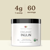 Organic Inulin Powder Fiber Supplement - Jerusalem Artichoke Prebiotic ...