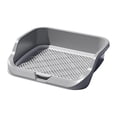 thumbnail image 1 of Inodoro para perros Estuche para arena para perros duradero Reutilizable Mantiene las patas y el piso limpios Almohadilla para ir al baño Gris, 1 of 8