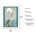 thumbnail image 2 of Kingfisher with Lotus Flower - Vintage Japanese Woodblock Print by Ohara Koson c.1900 - Bamboo Fine Art 290gsm Paper Print (Unframed) 18x24in, 2 of 4