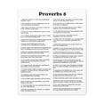 thumbnail image 5 of Scripture Walls Proverbs 8 Chapter White Bible Canvas Christian Wall Art Ready to Hang Unframed, 5 of 13