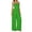 Green, variant on Summer Jumpsuits For Women Casual High Waist Sleeveless Wide Leg Jumpsuit Off Shoulder Party Wear Romper For Ladies Overalls For Holiday Vacation Beach S-Xxl