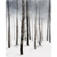 thumbnail image 2 of Popp, Grace 26x32 White Modern Wood Framed Museum Art Print Titled - Hazy Winter Walk II, 2 of 4