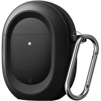 Case Cover for Pixel Buds A Series 2021 / Pixel Buds 2 2020, Rugged Shield Protective Skin [Front LED Visible], Black