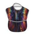 thumbnail image 2 of Kdxio Rainbow Wings Majestic Dragon Bibs For Babies, Baby Bibs for Eating, Toddler Bibs, Waterproof Bibs, Feeding Bibs, for Toddlers, Boys, Girls, 2 of 8