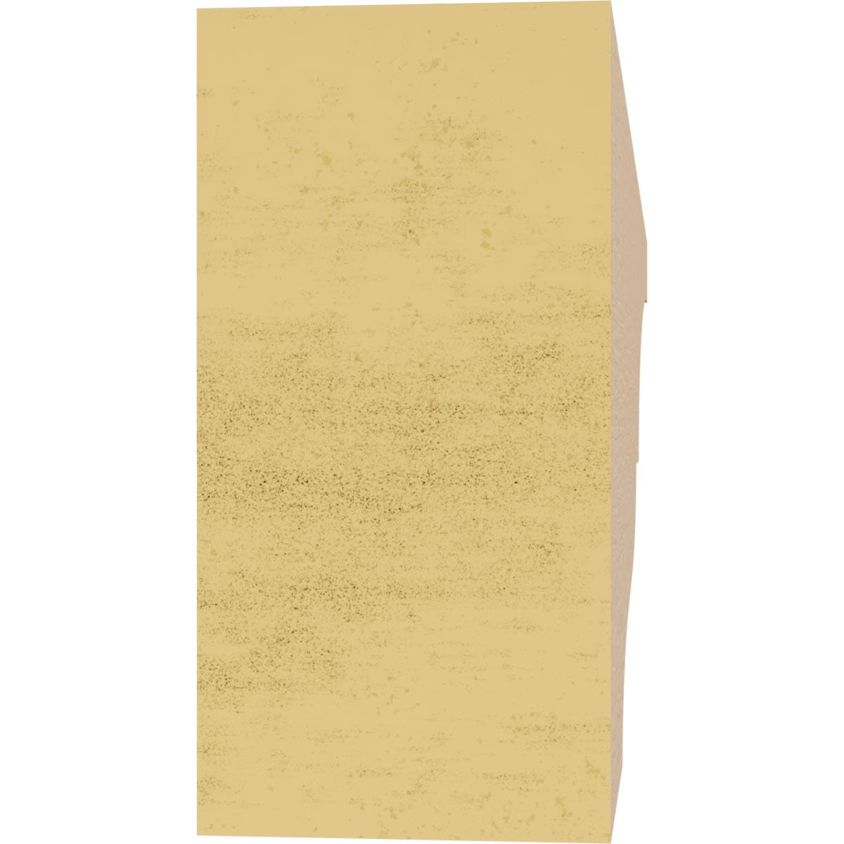 2"W x 12"D x 4"H Thin Asheboro Rough Cedar Woodgrain TimberThane Corbel, Primed Tan