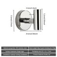 thumbnail image 4 of 4 Pack Bath Towel Hooks Heavy Duty Wall Mount Towel Holder Chrome Finish Towel Rack Robe Coat Loofah Hooks for Bathroom Kitchen, Stainless Steel Hanging Wall Hooks- Silver, 4 of 6
