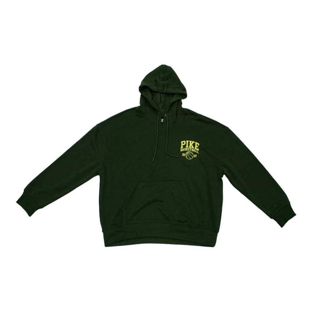 Sudaderas George Para Hombre, Estampado Basketball Verde Pino Talla M