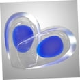thumbnail image 3 of IFANLANDOR 1Pair Silicone Gel Heel Cups Blue Shock Absorbing Comfort Pads for Shoe Use Removable Design, 3 of 8