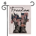 thumbnail image 1 of Bandera americana Ancla Bandera de jardín Vertical Doble cara Memorial Day Banner Jardín Decoración al aire libre Jormftte CPB-US-DYP75-10, 1 of 5