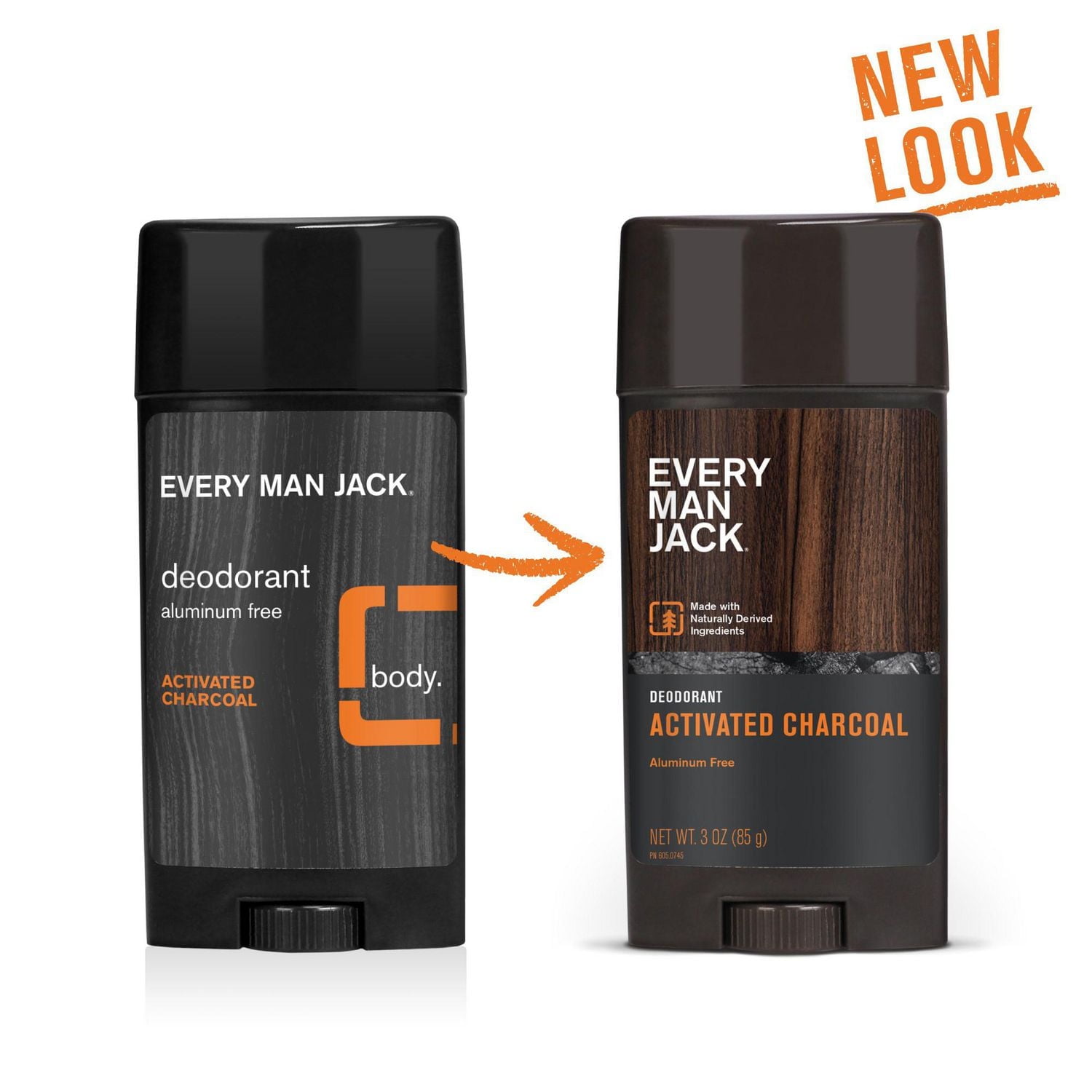 Déodorant Every Man Jack - Déodorant sans aluminium, dérivé naturellement, végétalien, sans cruauté envers les animaux | 85 g Déodorant Every Man Jack