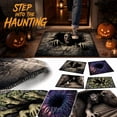 thumbnail image 4 of Creepy Visual Effect 3D Halloween Rug, 3D Rugs Optical Illusion Halloween, 4 Styles Horror Entry Doormat, Non‑Slip Polyester Rug for Porch Halloween Home & Party Decor-A, 4 of 5