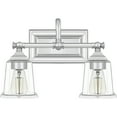 thumbnail image 2 of Quoizel Nicholas 2-Light Bathroom Vanity Light in Polished Chrome, 2 of 4
