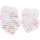 thumbnail image 4 of Pendientes de resina acrílica simples, pendientes de mujer, venta al por mayor, puesto de amor, joyería, caja de plástico, 4 of 5