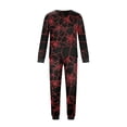 thumbnail image 5 of Halloween Family Matching Pajamas Sets, Halloween Family Loungewear, SpiderWeb Printed Holiday PJS Sleepwear, Halloween Soft Home Relaxing Night Clothes Matching Pjs Set Home Clothes, 5 of 6