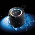 thumbnail image 2 of Brookstone AQUABEAT Waterproof LED Speaker, IPX6, Black, 2 of 5