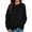 Black, variant on Ketyyh-chn99 Womens Sweatshirts Plus Oversized Crewneck Sweatshirt Long Sleeve Pullover Tops Black,2XL
