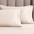 thumbnail image 3 of Superior 4-Piece 1500 Thread Count Ivory Sheet Set, Queen, 3 of 12