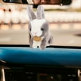 thumbnail image 6 of KONTONTY Key Rings Pendant Plush Rabbit Keychain Grey 1Set Key Accessory, 6 of 8