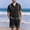 #012-Black, variant on Mens Two Piece Jogger Set Mens Knitted Lapel Short Sleeve Cardigan Top with Drawstring Elastic Waist Shorts Summer Set Gift