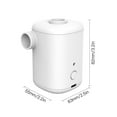 thumbnail image 2 of Amdohai 2200Pa Mini Electric Air Pump with Inflation and Deflation Cordless 3000mAh Rechargeable Inflation Air Pump with 4PCS Nozzles, 2 of 8
