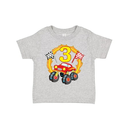 

Inktastic Monster Truck 3rd Birthday Gift Toddler Boy or Toddler Girl T-Shirt