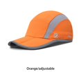 thumbnail image 4 of thinsony Baseball Caps Foldable Quick-dry Headgear Unisex Protection Sunshade Adjustable Reflective Breathable Hat for Outdoor Orange, 4 of 9