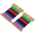 thumbnail image 1 of Diy   Color Ribbon 2Pcs Color Zigzag Ribbon DIY Hand Made Material Cloth Hair Accessories Sewing Decoration 8mm, 1 of 8