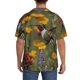 thumbnail image 3 of Balery Humming Bird Camisa Casual de Manga Corta con Botones para Hombre, Texturizada, Estilo Cubano, para Playa, Verano-Large, 3 of 5