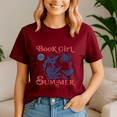 thumbnail image 4 of Book Girl Summer Shirt, Bookish TShirt,Beach Book Lover Summer Shirt, Girly Bookish Gift, Bookworm, Bookish Vacation Tee, Girl Reading Book Tshirt,Hot Girl Summer,Bookish Vacation, 4 of 5