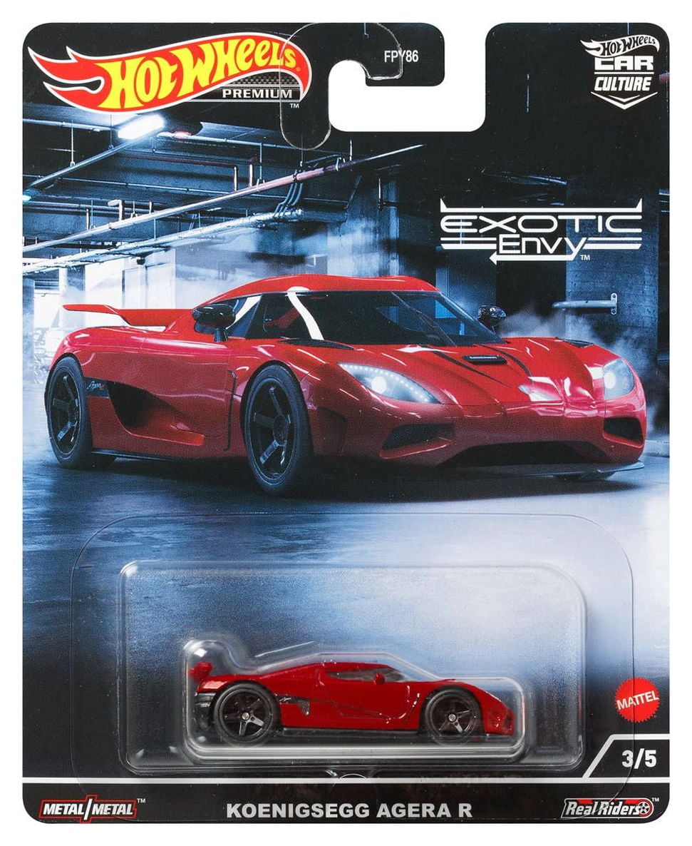 Hot Wheels Premium Car Culture 2022 Exotic Envy 957M Set of 5