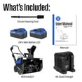 thumbnail image 4 of Westinghouse WSnow22 48V Cordless Snow Blower 22 Inch Kit, Steel Auger, LED Lights, 1600W Brushless Motor, 25ft Throwing Distance, Plows 840lbs/min, Compatible with Snow Joe Batteries, 4 of 10
